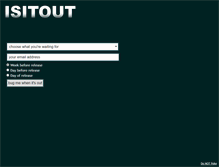 Tablet Screenshot of isitout.com